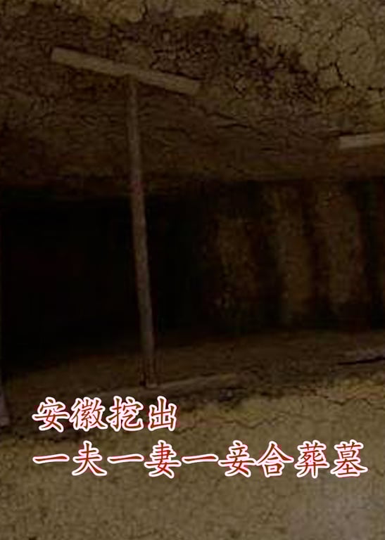 安徽挖出一夫一妻一妾合葬墓