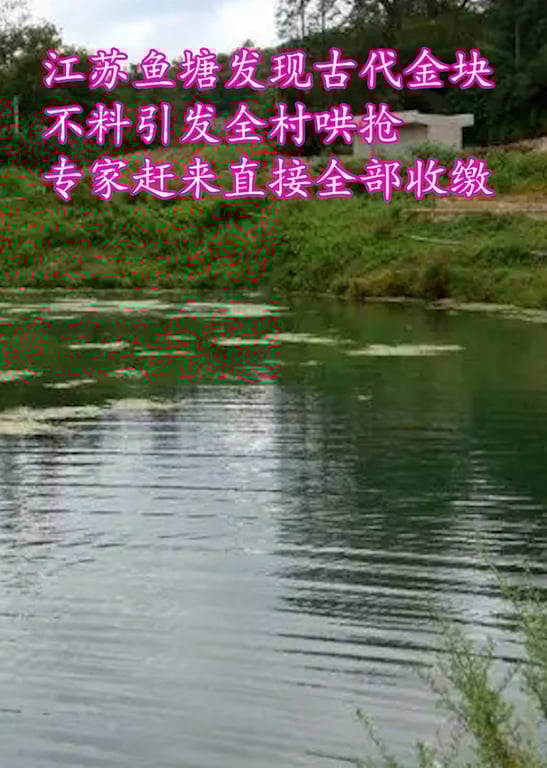 历史探秘-鱼塘藏宝之谜