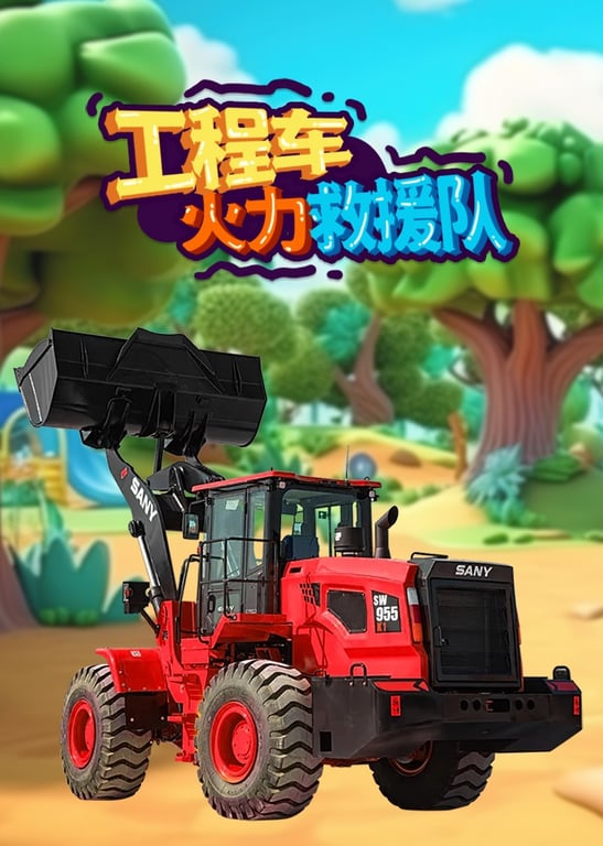 工程车火力救援队