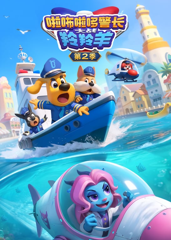 啦咘啦哆警长大战羚羚羊 第2季