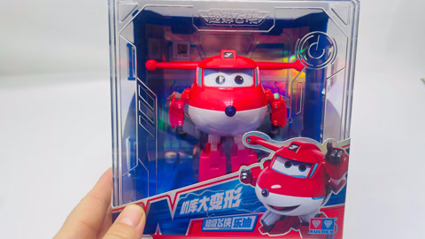 超级飞侠乐迪来玩具开箱，机库大变形机甲玩具！