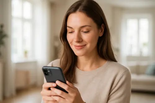 girls with phones