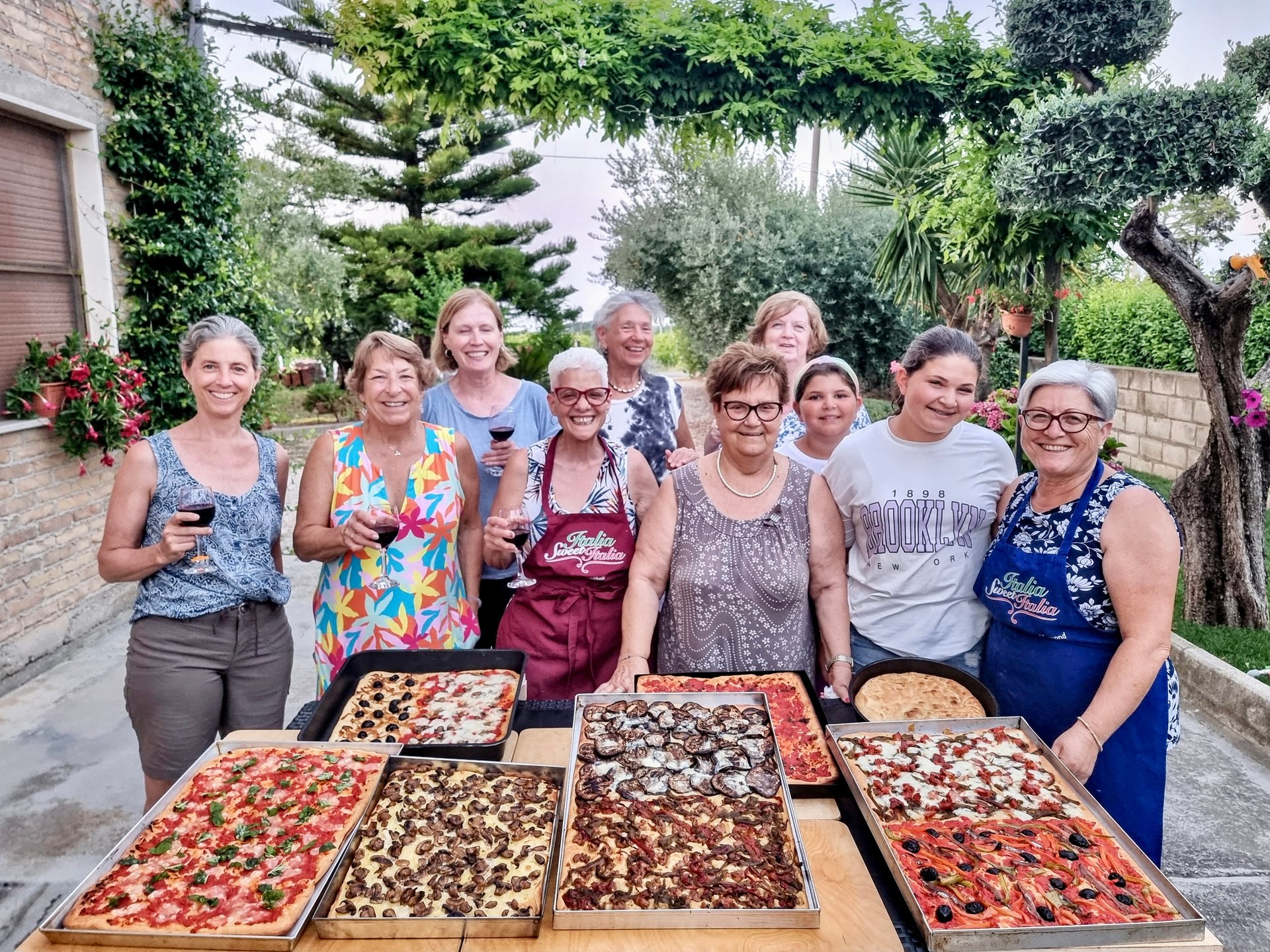 Women over 50 enjoying group travel experience