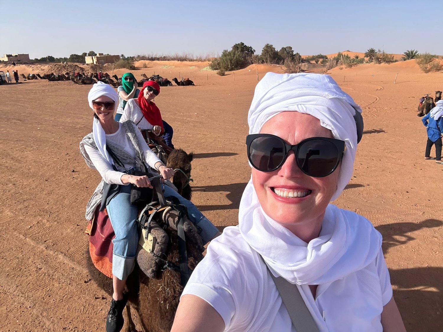 Women traveling together