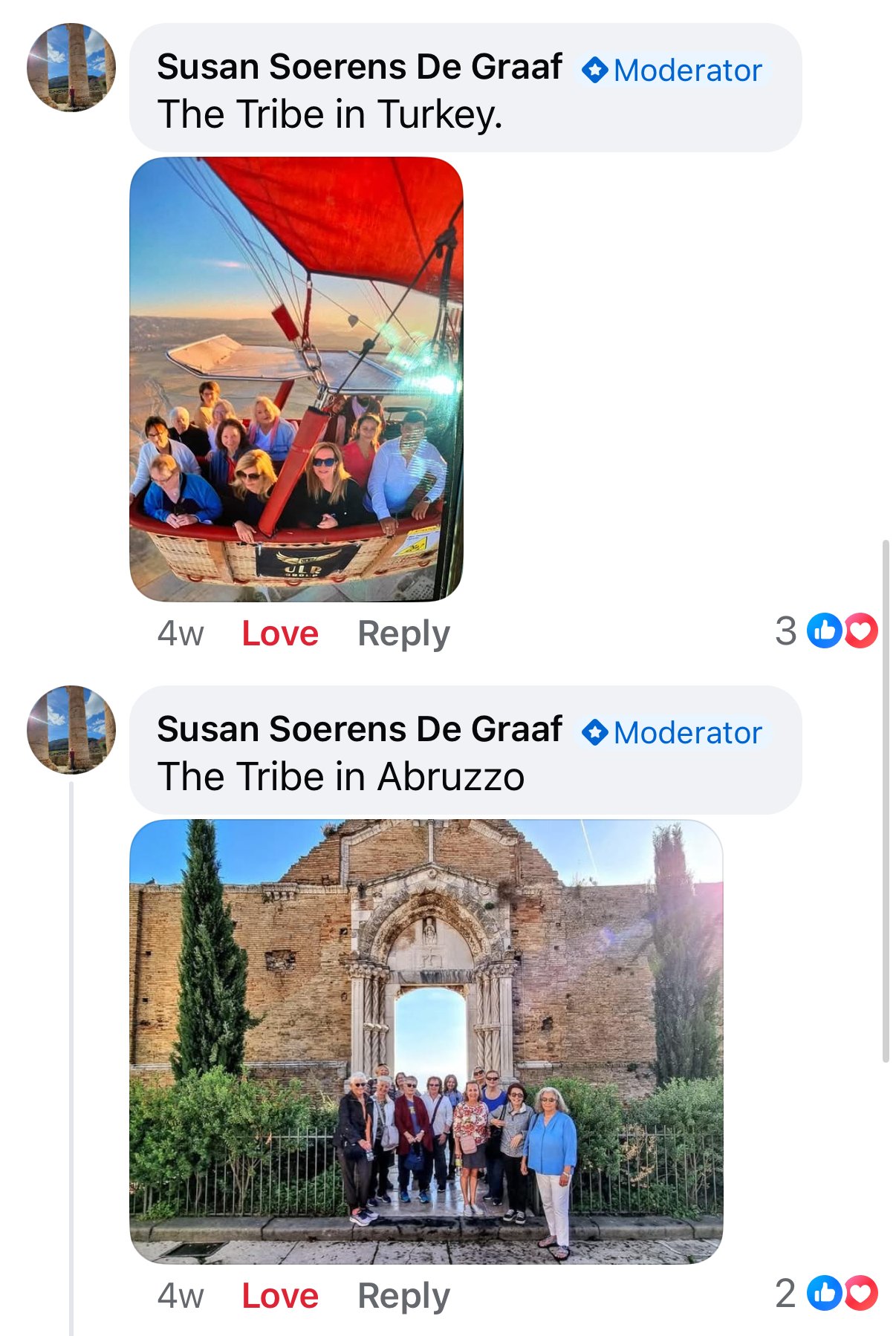 Women travel experiences