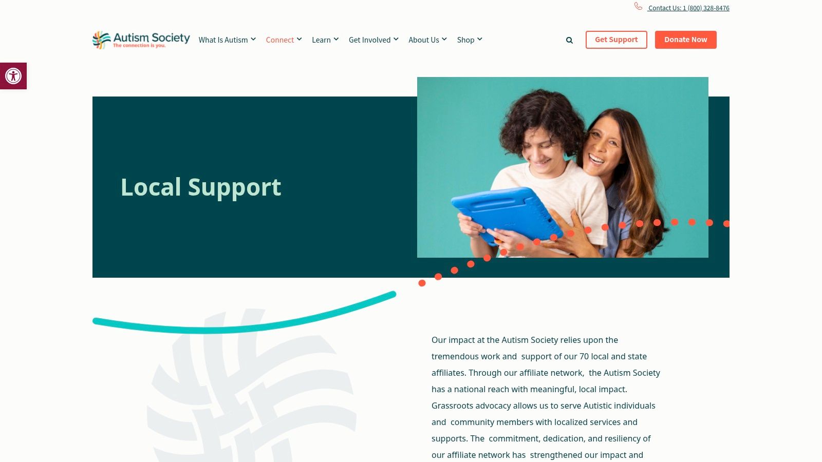 Autism Society (national network of local affiliates)