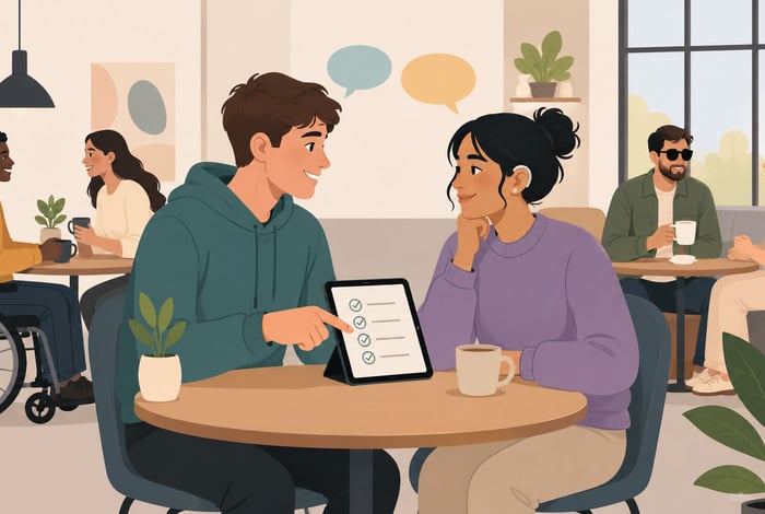 Dating with a learning disability cafe conversation