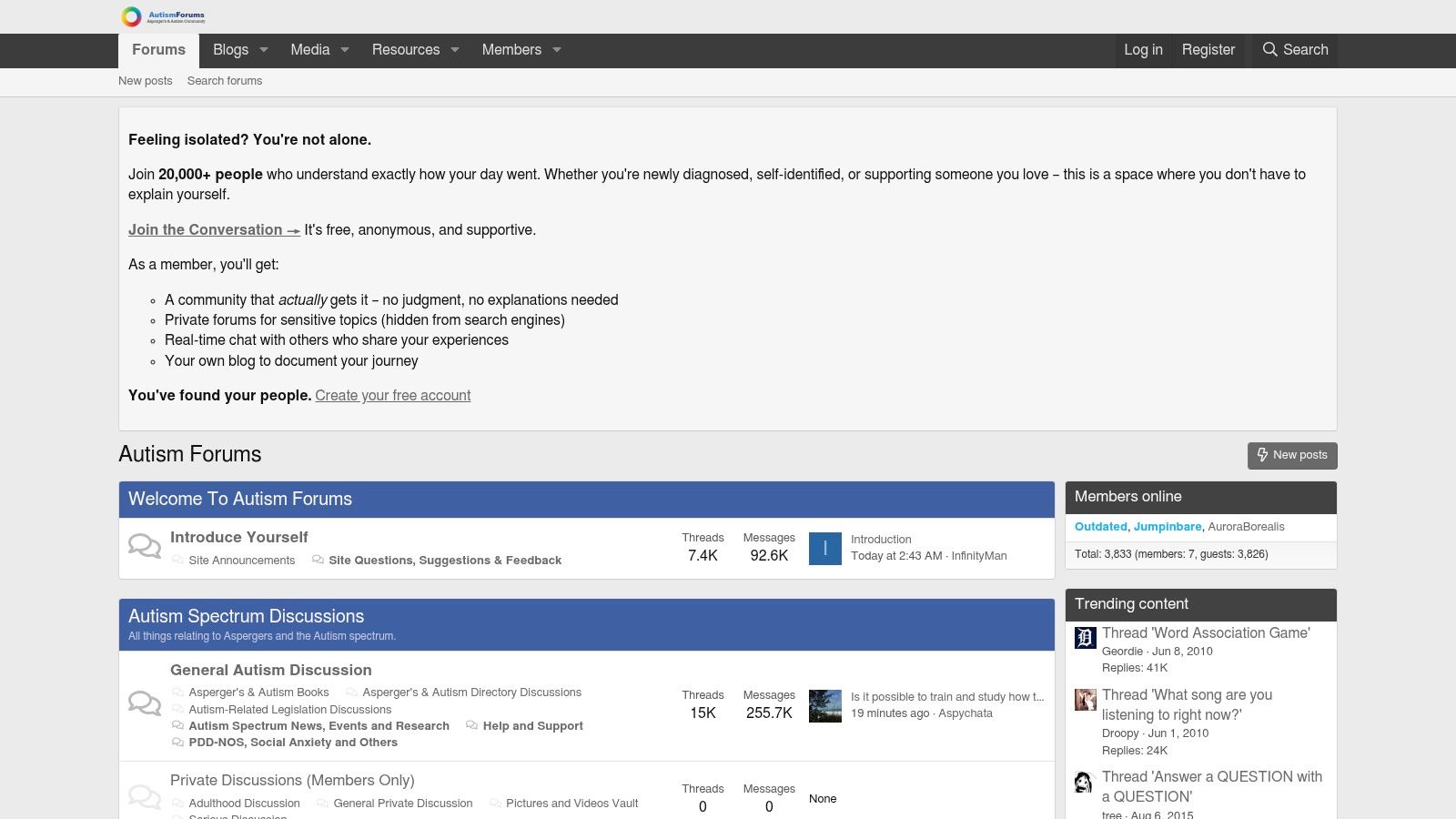 Autism Forums