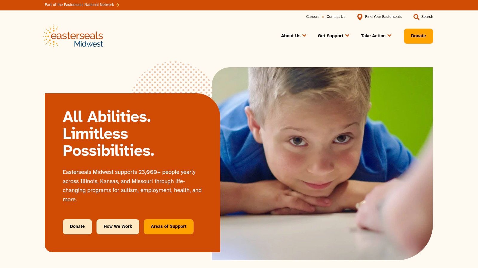 Easterseals (select affiliates) – Free Support Groups for Families and Adults