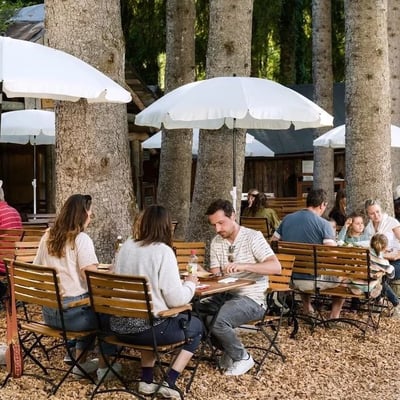 The Park-Beizli (small café) at Seleger Moor invites you to linger and eat.