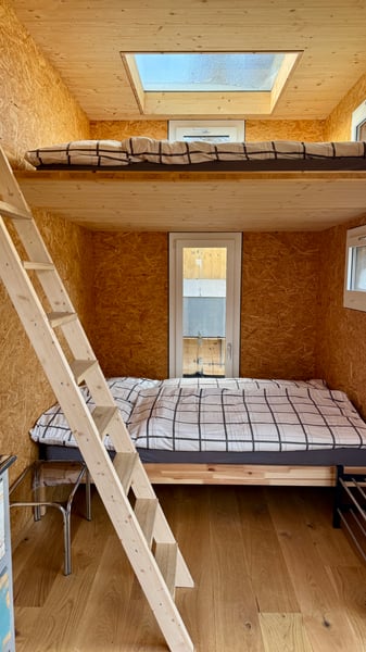 2 Betten für 4 Personen im Tiny Haus 410