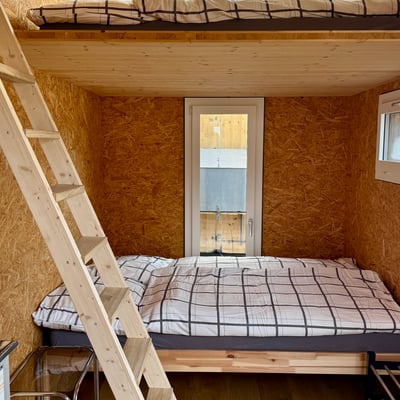 2 Betten für 4 Personen im Tiny Haus 410