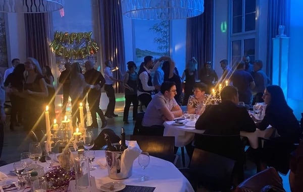 Celebrate New Year's Eve party in the hall