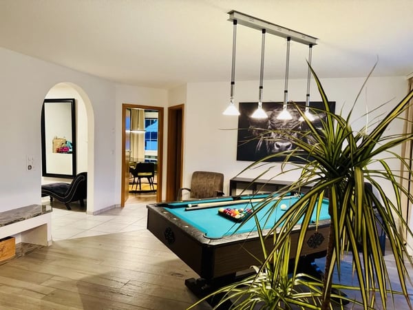 Pool Table at Villa Albis