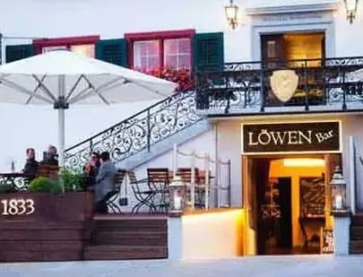 Enjoy a fine meal in the Löwen Restaurant and then a Schlumi in the Löwen Bar.