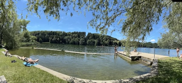 Das Strandbad Türlersee ist immer ein Besuch wert