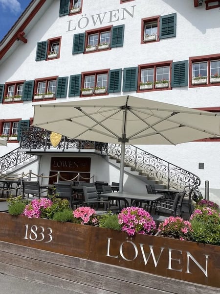 Restaurant Löwen since 1833 - tradition and culinary delight in historic ambiance.