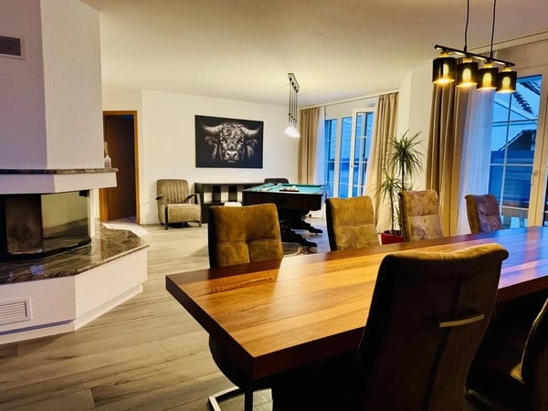 Living Room in Villa Albis