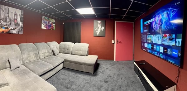 Cinema Room with big screen
