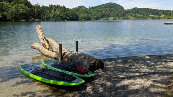 Strandbad Türlersee mit SUPs