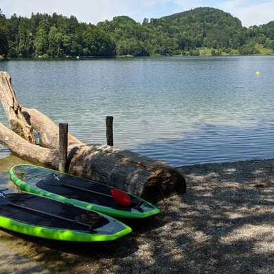 Strandbad Türlersee mit SUPs