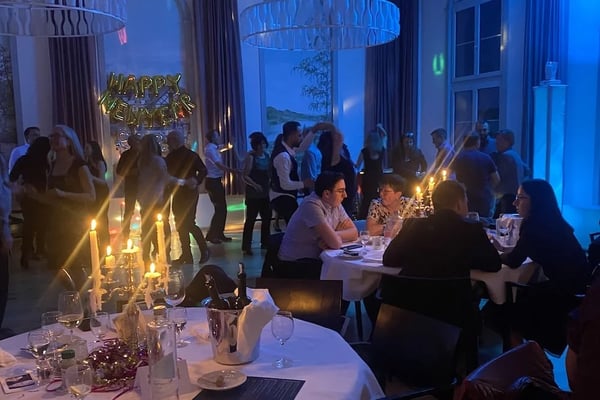 The atmosphere on New Year's Eve is always exuberant and everyone is included.