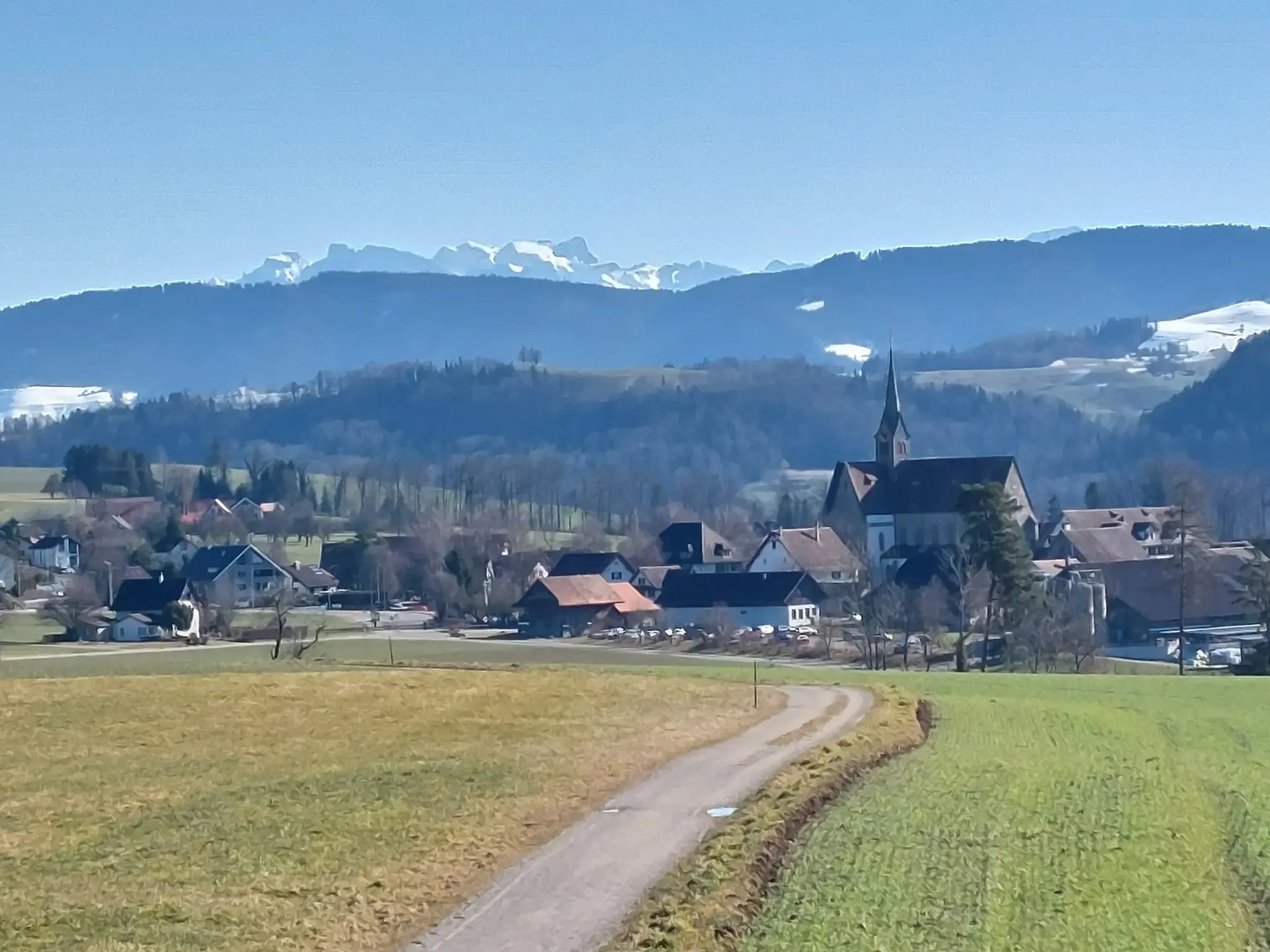 Spaziergang am Flugfeld
