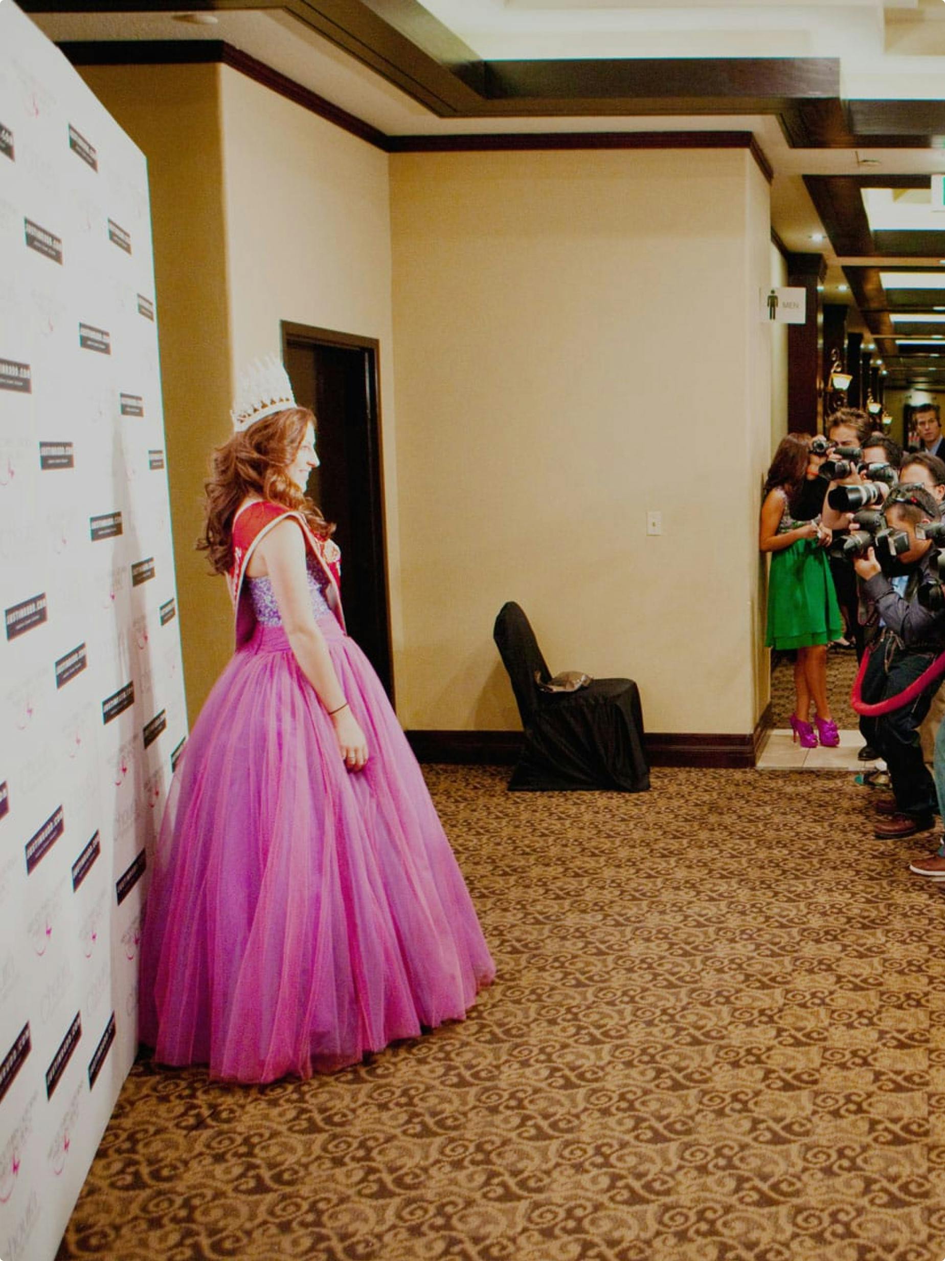 Guests celebrating at a milestone event in Long Beach