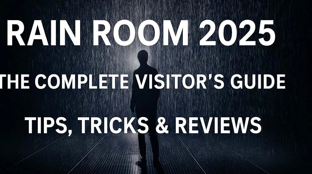 Rain Room 2025: The COMPLETE Visitor’s Guide (Tips, Tricks & Reviews)