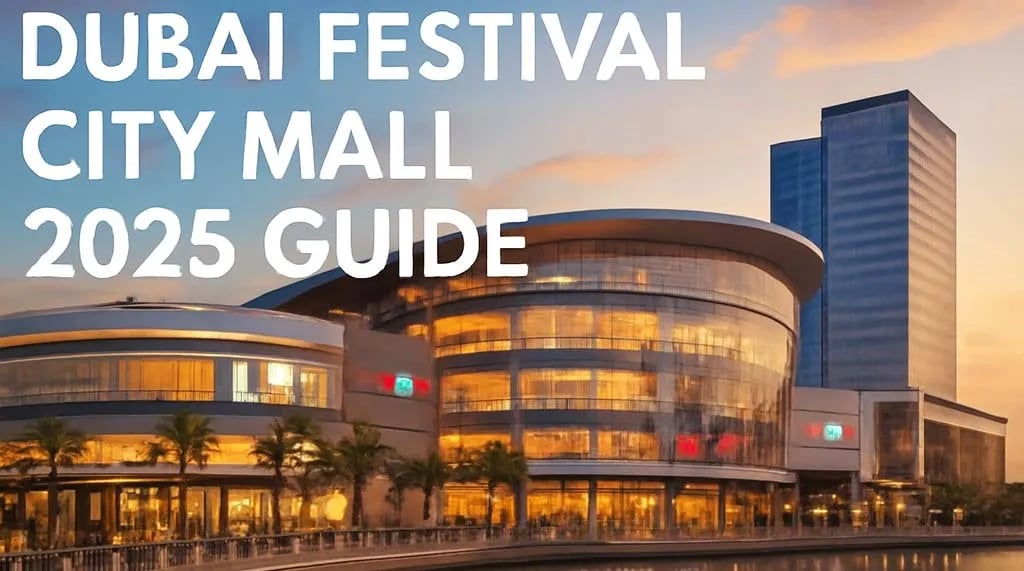 Dubai Festival City Mall 2025 Guide: What to Know, Where to Go & What to Do