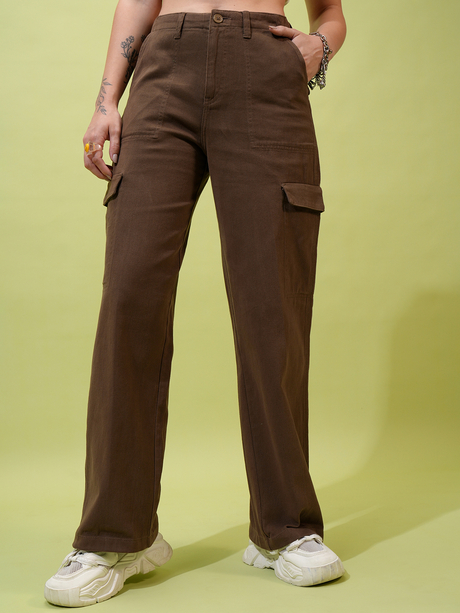  Dessrt Palm Flared Cargo Trouser