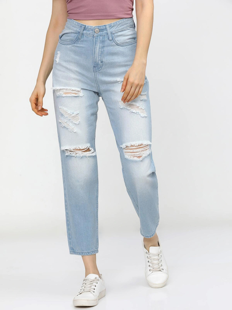  Blue  Mom Fit Denims