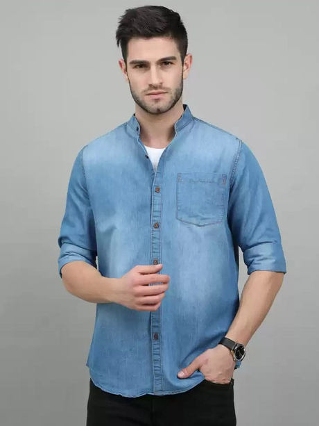 Slim Fit Faded Casual Shirt