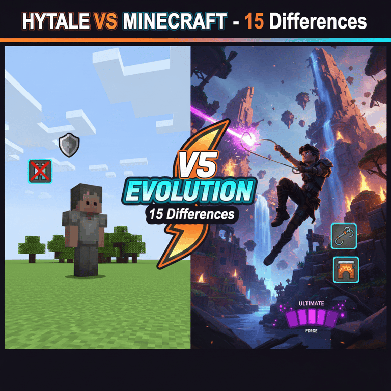 Hytale vs. Minecraft: The 15 Differences That Change Everything