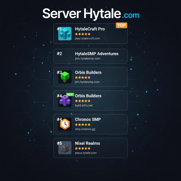 How to List Your Hytale Server for Free on Server-Hytale.com