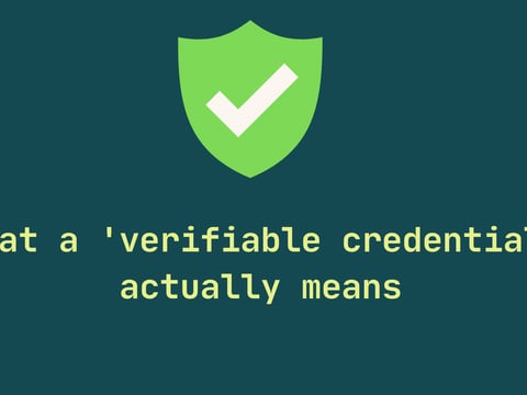 What a "verifiable credential" actually means - and why most course platforms aren't there yet