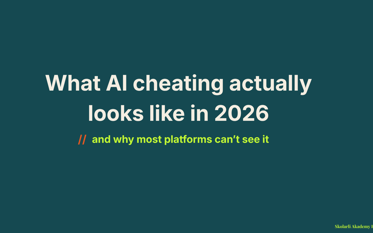 What AI cheating actually looks like in 2026 — and why most platforms can't see it