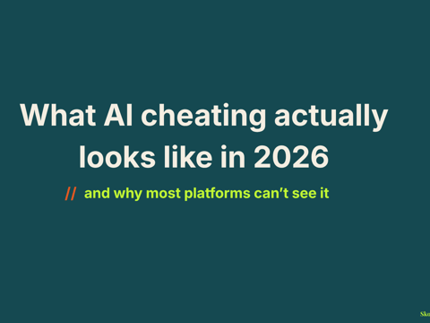 What AI cheating actually looks like in 2026 — and why most platforms can't see it