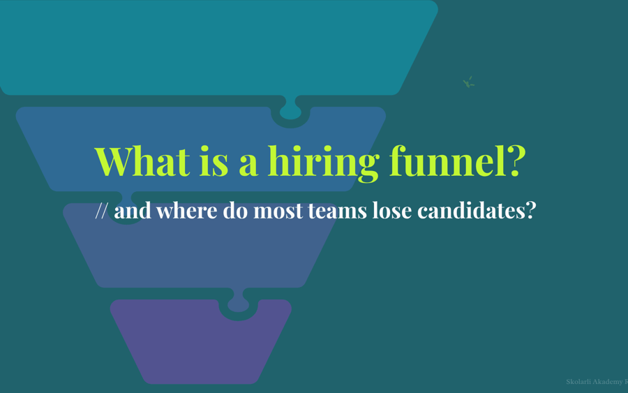 What is a hiring funnel - and where do most teams lose candidates?