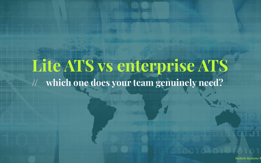 Lite ATS vs enterprise ATS - which one does your team genuinely need?