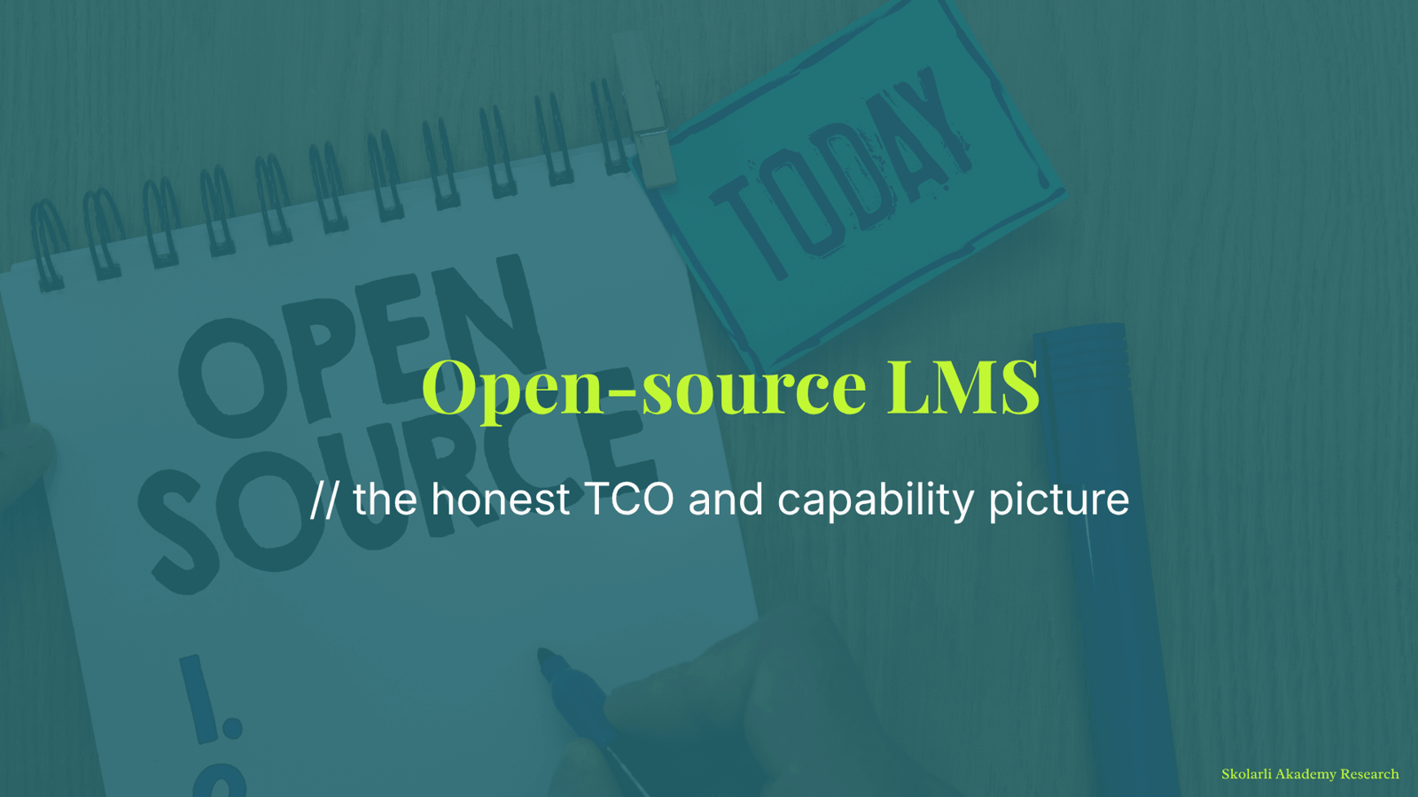 Open-source LMS - the honest TCO and capability picture