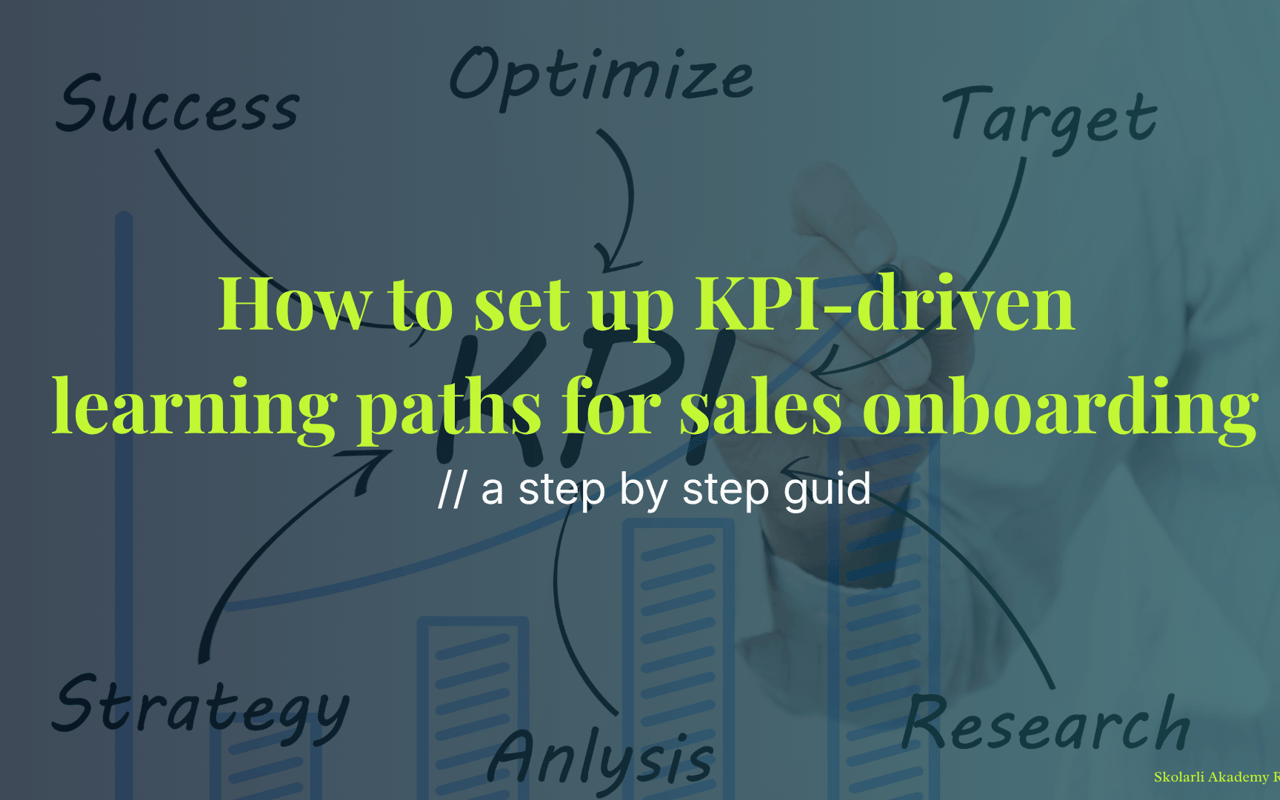How to set up KPI-driven learning paths for sales onboarding