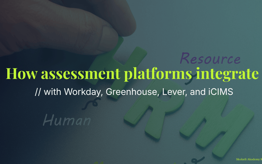 How assessment platforms integrate with Workday, Greenhouse, Lever, and iCIMS