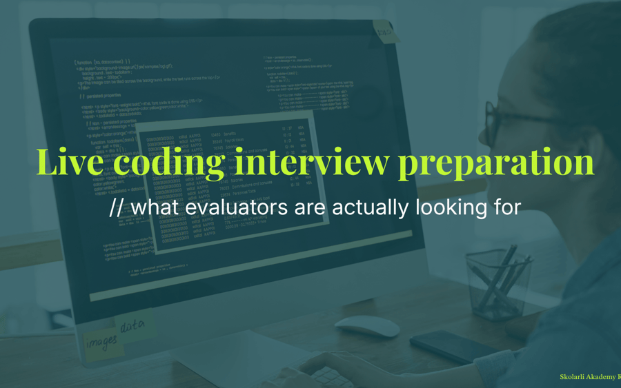 Live coding interview preparation - what evaluators are actually looking for