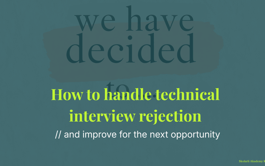 How to handle technical interview rejection and improve for the next opportunity