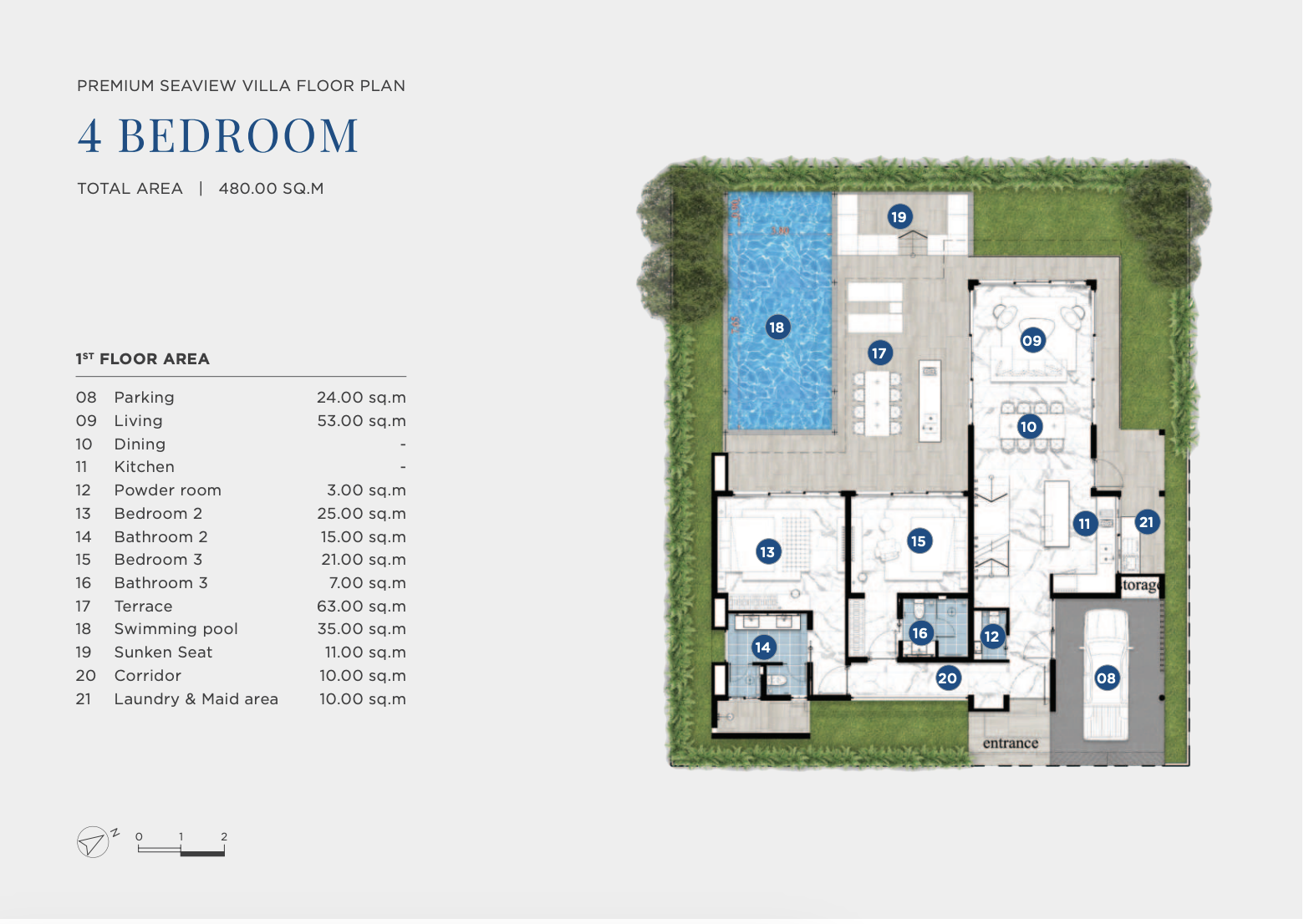 Four Bedroom Floor Plan