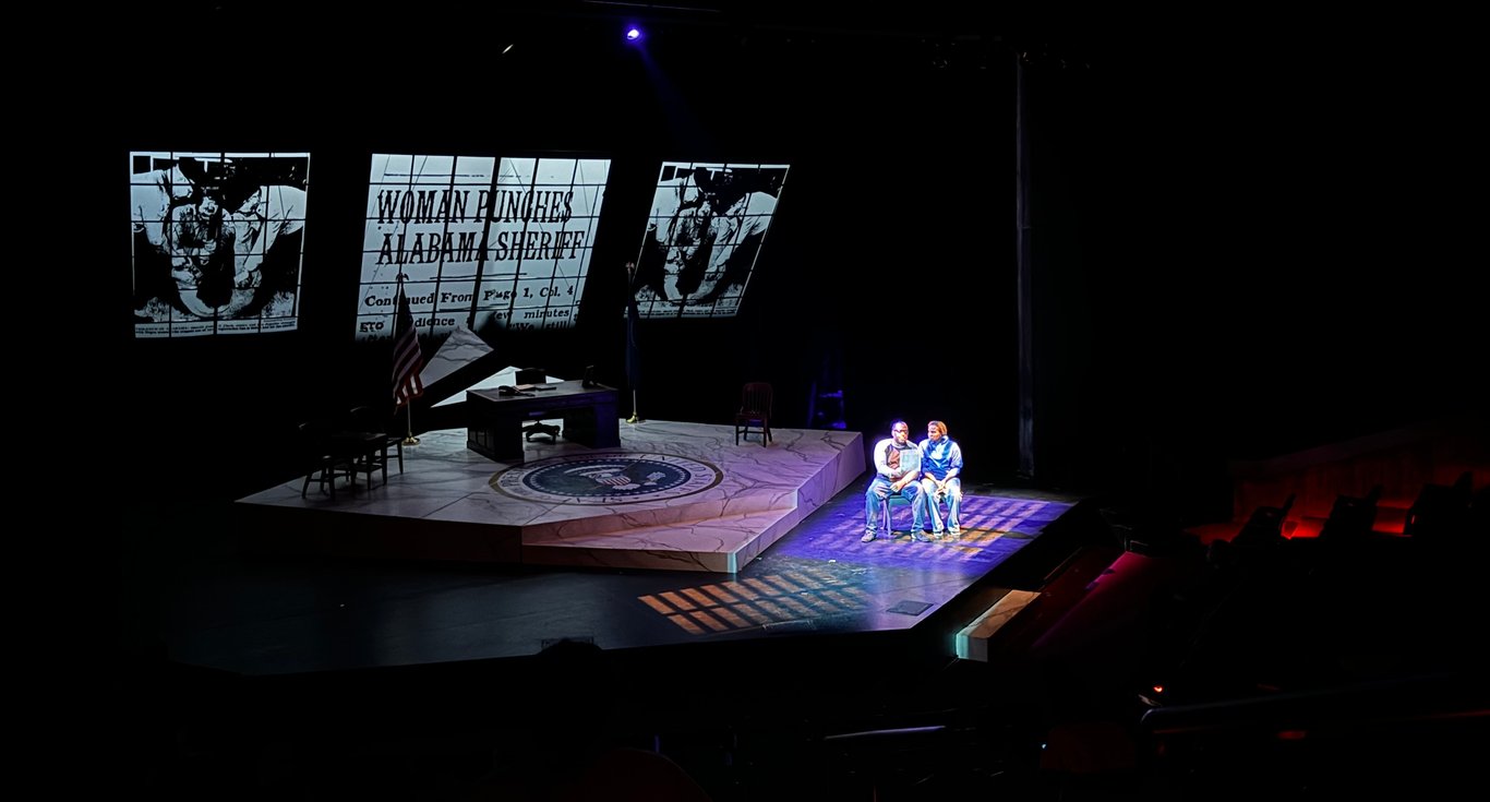 Projection design for 'Hold On' with the Black Rep