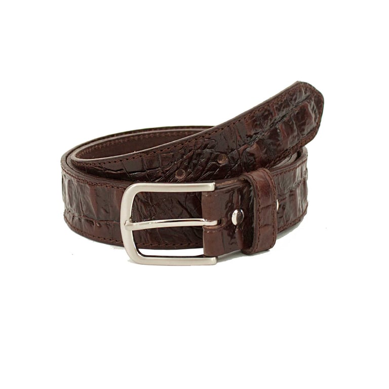 SPORT CROCODILE LEATHER BELT PREMIUM