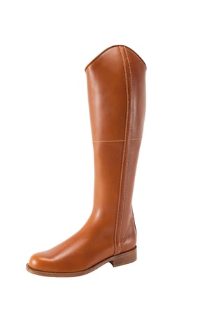 BOTO HIPICO VAQUETA CREMALLERA MODELO 260-01N