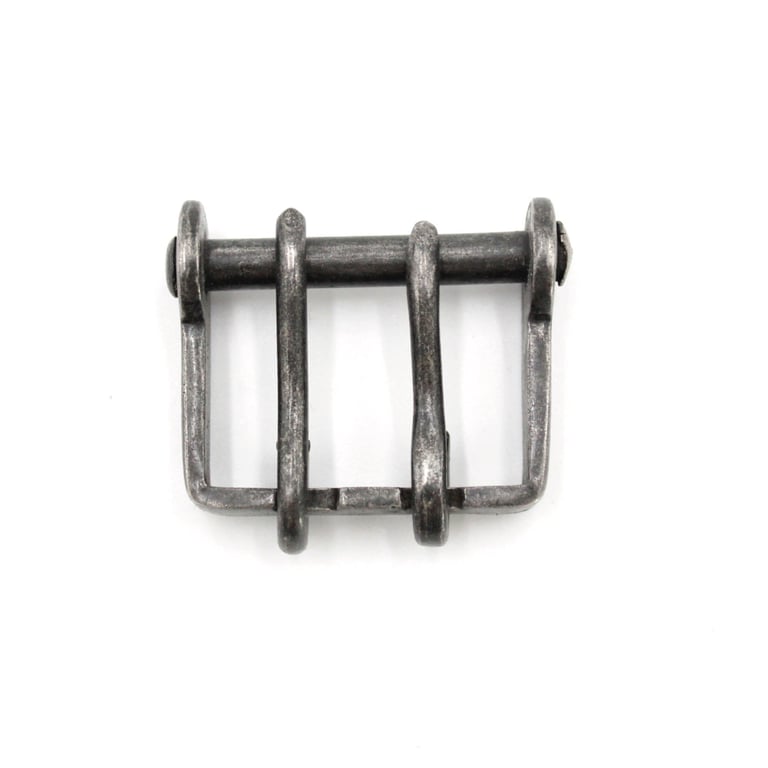 HEBILLA JEREZANA DOBLE GANCHO RD ACERO INOXIDABLE (30 mm)